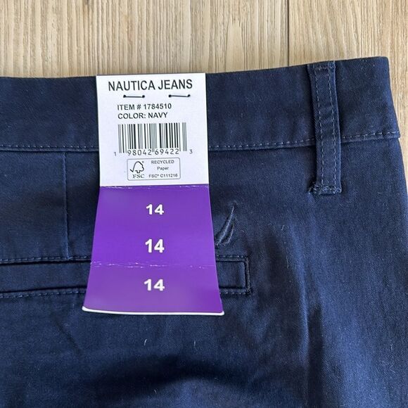Nautica Women's Chino Pants, Navy, Size 14, NWT - Picture 8 of 10